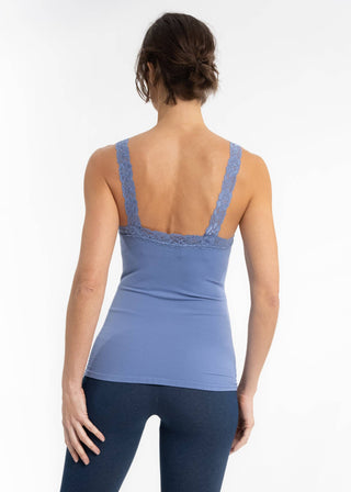 Lace Cami: Violet Grey