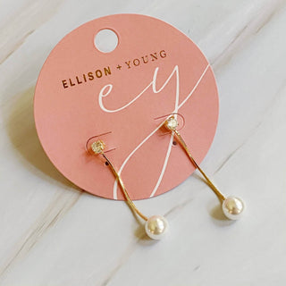 Dangling Pearl Earring - Just Believe Boutique