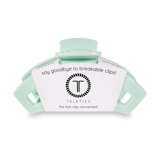 TELETIES - Open Hair Clip | Large | Mint to Be