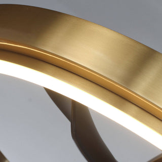 Brio Lighting - Ceiling Fan Modern LED BreezeLite 27" Copper Mount Caged