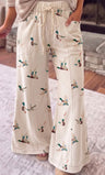 Cream Duck Print
