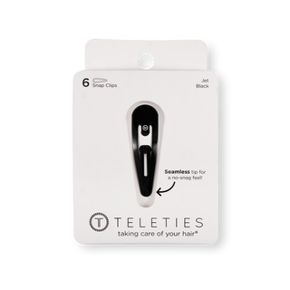Snap Clip | Jet Black | 6 Count