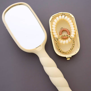 TELETIES Detangler Brush for Thick Hair in Tan