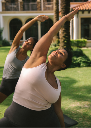 Built-In-Bra Tank - Curvy Fit: Blush