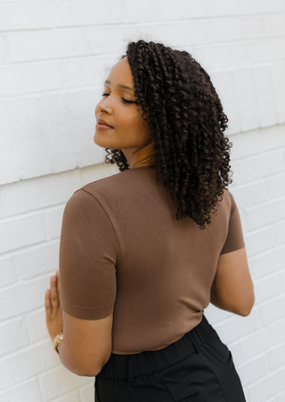 ELIETIAN - Short Sleeve Top - Curvy Fit