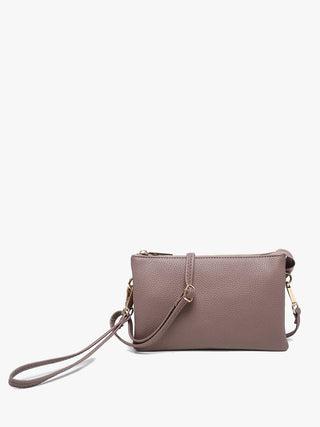 Jen & Co. - Riley Monogrammable 3 Compartment Crossbody/Wristlet | M013