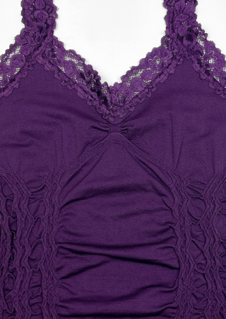 Lace Cami - Curvy Fit: Mauve