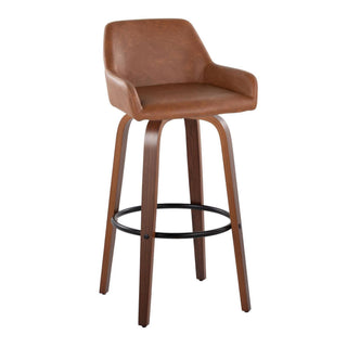 LumiSource and Grandview Gallery - Daniella 30" Fixed-Height Barstool - Set of 2