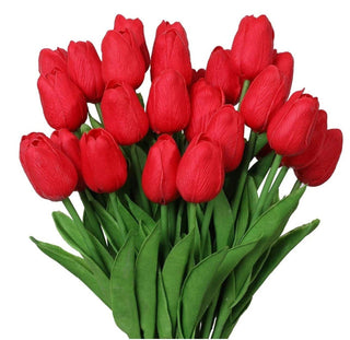 Home Collection - Home Collection 10-Pack Artificial Tulips Real Touch Silk Flowers