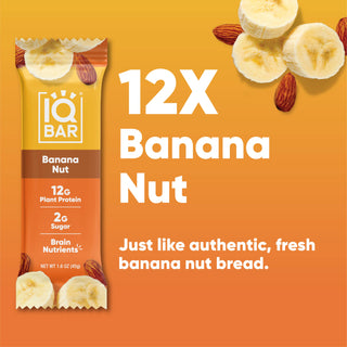 IQBAR - IQBAR Banana Nut | Brain + Body Keto Protein Bars