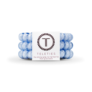 Spiral Hair Coils | Large | Washed Denim Hair Ties