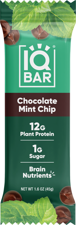 IQBAR - IQBAR Chocolate Mint Chip | Brain + Body Keto Protein Bars