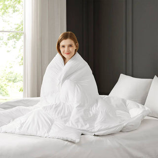 Olliix - Puffed Overfilled Down Alternative Comforter, Duvet Insert