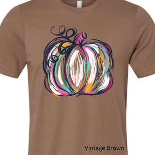 Watercolor Pumpkin Tee
