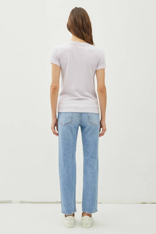 CLASSIC V-NECK SHORT SLEEVE SLIM T-SHIRT