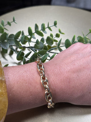 Equestrian Horse-Bit Inspired Gold Bracelet Ellison+Young – lifestyle