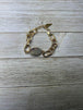 gold chain with crystal pendent