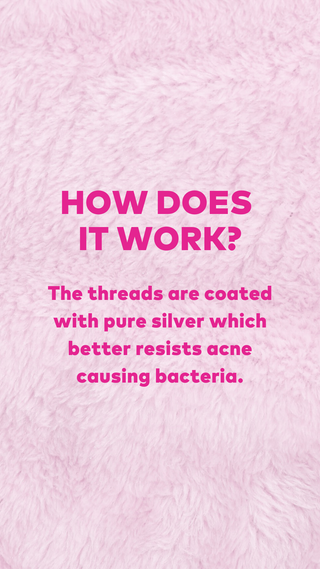 Silver Infused MakeUp Eraser - Acne Skin