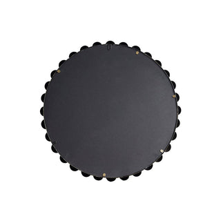 Round Iron Framed Wall Mirror – Gold Decor