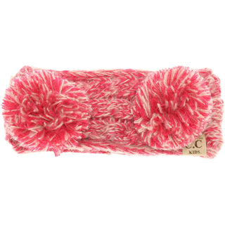 KIDS Multi-tone Double Pom Head Wrap