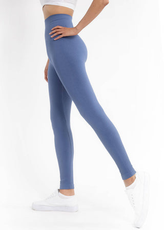 ELIETIAN - Ribbed High Waist Leggings