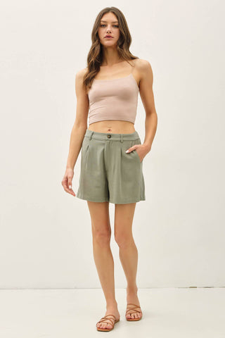 LINEN CLASSIC CUT SHORTS