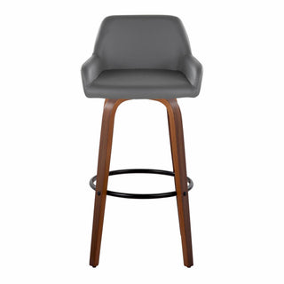 LumiSource and Grandview Gallery - Daniella 30" Fixed-Height Barstool - Set of 2
