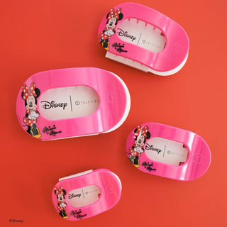 TELETIES - Flat Round Hair Clip | Medium | Minnie Mouse