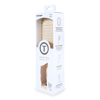 Detangler Brush for Fine Hair - Tan by TELETIES