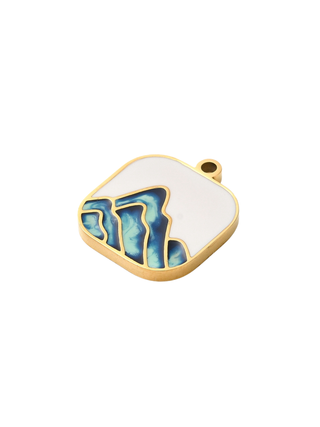 The Charm Bar Company - * Gold Mountain Range Pendant Charm