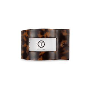 Flat Rectangle Hair Clip | Small | Tortoise - Just Believe Boutique