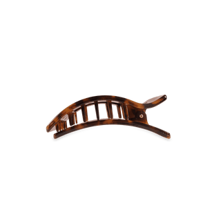 Flat Rectangle Hair Clip | Small | Tortoise - Just Believe Boutique