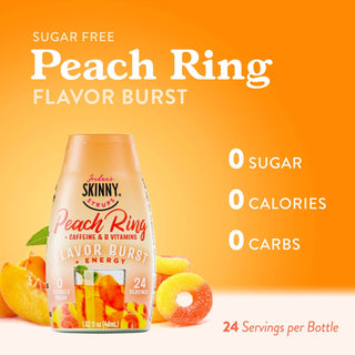 Flavor Burst - Sugar Free Peach Ring + Energy - Just Believe Boutique
