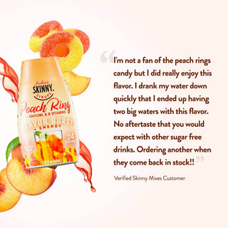 Flavor Burst - Sugar Free Peach Ring + Energy - Just Believe Boutique