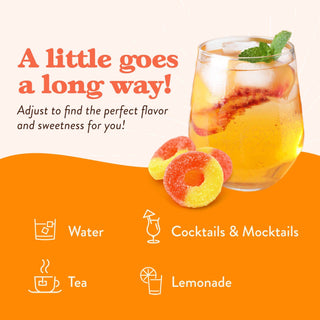 Flavor Burst - Sugar Free Peach Ring + Energy - Just Believe Boutique