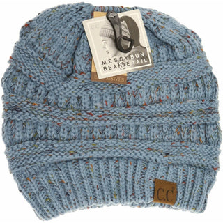 Flecked CC Beanie Tail Beanie - Just Believe Boutique