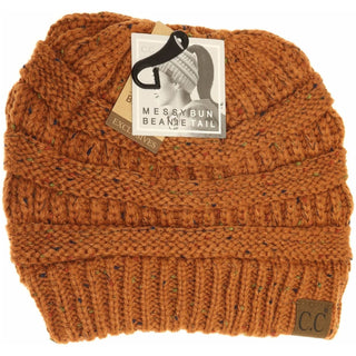 Flecked CC Beanie Tail Beanie - Just Believe Boutique