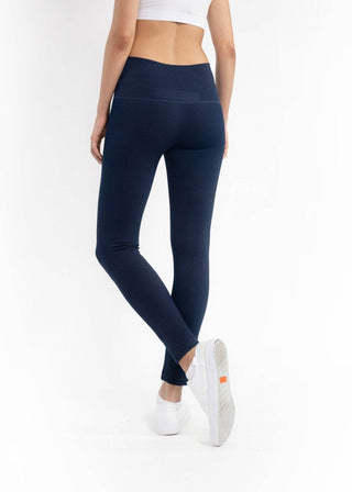 Fleece Lined Crossover Leggings: Black - Just Believe Boutique
