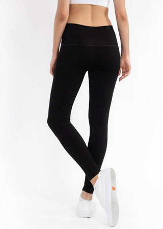 Fleece Lined Leggings: Navy - Just Believe Boutique