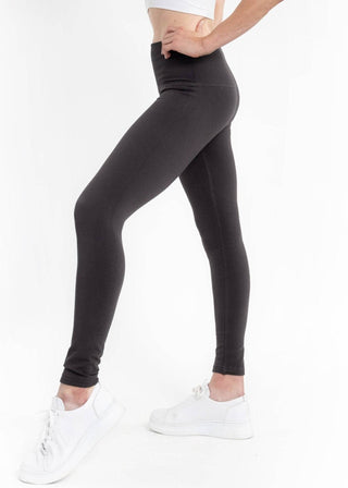 Fleece Lined Leggings: Navy - Just Believe Boutique