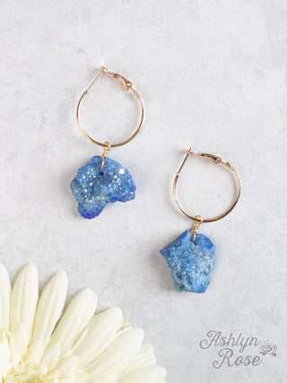 Fortune Teller Hoop Earrings - Just Believe Boutique
