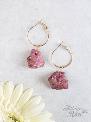 Fortune Teller Hoop Earrings - Just Believe Boutique