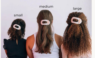 Gone Glamping Small Flat Round Hair Clip - Just Believe Boutique