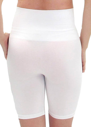 High Waist Bike Shorts: TAN - Just Believe Boutique