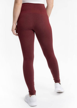 High Waist Crossover Leggings: BLACK DENIM - Just Believe Boutique