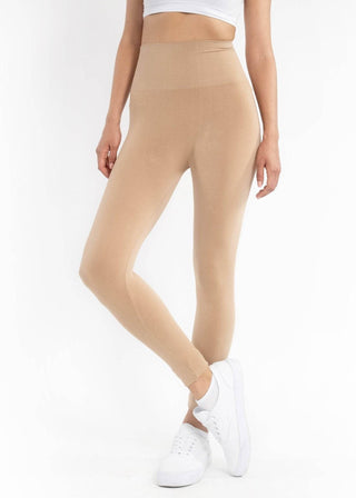 High-Waisted Leggings: BLACK - Just Believe Boutique