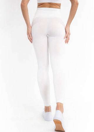 High-Waisted Leggings: BLACK - Just Believe Boutique