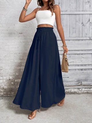 Honey Tied High Waist Wide Leg Pants - Just Believe Boutique