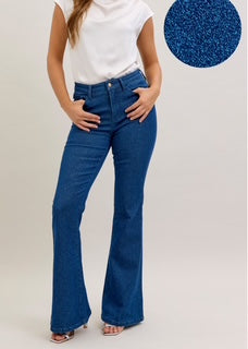 JUDY BLUE HW Sparkle Flare
