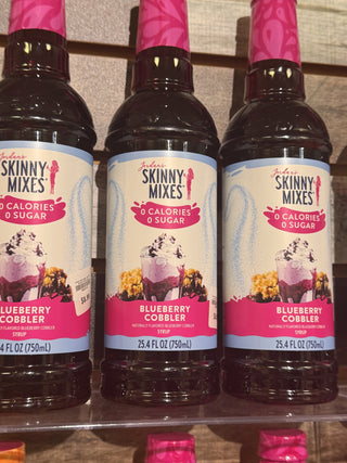 Sugar Free Blueberry Cobbler Syrup – product only
